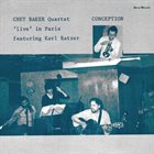CHET BAKER Chet Baker Quartet Featuring Karl Ratzer : Conception album cover