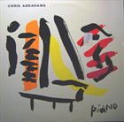 CHRIS ABRAHAMS Piano album cover