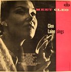 CLEO LAINE Meet Cleo album cover