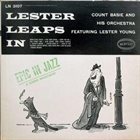 COUNT BASIE Count Basie And His Orchestra Featuring Lester Young ‎: Lester Leaps In album cover