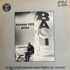 COUNT BASIE Kansas City Style album cover