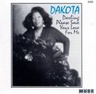 DAKOTA STATON Darling Please Save Your Love For Me album cover