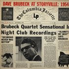 DAVE BRUBECK The Dave Brubeck Quartet ‎: Dave Brubeck At Storyville - 1954 album cover