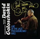 DAVID GOLOSCHEKIN Live at the Jazz Philharmonic Hall album cover