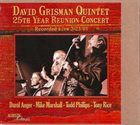 DAVID GRISMAN David Grisman Quintet : 25th Year Reunion Concert album cover