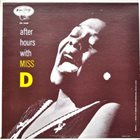DINAH WASHINGTON After Hours With Miss 
