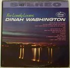 DINAH WASHINGTON For Lonely Lovers album cover