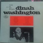 DINAH WASHINGTON This Is My Story album cover