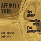 DON ALIQUO Affinity Trio album cover