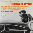 DONALD BYRD Off To The Races (aka Down Tempo) album cover