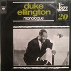 DUKE ELLINGTON Monologue album cover