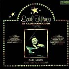 EARL HINES At Club Hangover - Vol 5 album cover