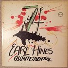 EARL HINES Quintessential '74 album cover