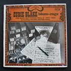 EUBIE BLAKE Blues And Ragtime album cover