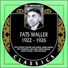 FATS WALLER The Chronological Classics: Fats Waller 1922-1926 album cover