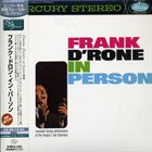 FRANK D'RONE In Person album cover