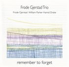 FRODE GJERSTAD Remember to Forget album cover