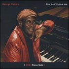 GEORGE CABLES You Don't Know Me album cover