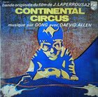 GONG Continental Circus (OST) album cover