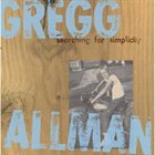 GREGG ALLMAN Searching For Simplicity album cover