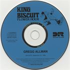GREGG ALLMAN The King Biscuit Flower Hour Gregg Allman (1988) album cover
