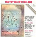 GUNTHER SCHULLER Seven Studies on Themes of Paul Klee album cover