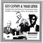 GUS CANNON Complete Recorded Works In Chronological Order, Volume 2 (12 September 1929 To 28 November 1930) album cover