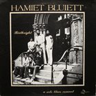 HAMIET BLUIETT Birthright: A Solo Blues Concert album cover