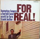 HAMPTON HAWES For Real! album cover