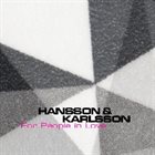 HANSSON & KARLSSON For People In Love album cover