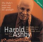 HAROLD ASHBY Just for You album cover