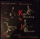 J J JOHNSON Kai Winding + J.J. Johnson : Four Trombones (aka Jazz Workshop 4 Trombones aka Four Trombones, Volume 2) album cover
