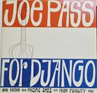JOE PASS For Django album cover