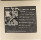 JOHN BOUTTÉ At The Foot of Canal Street album cover