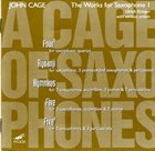 JOHN CAGE The Works For Saxophone 1 album cover