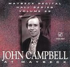 JOHN CAMPBELL Live at Maybeck Recital Hall, Vol. 29 album cover