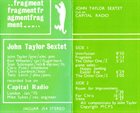JOHN TAYLOR Fragment album cover