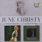 JUNE CHRISTY Ballads for Night People & Intimate Miss Christy album cover