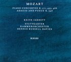 KEITH JARRETT Mozart ‎– Piano Concertos K. 271, 453, 466 / Adagio And Fugue K. 546 album cover