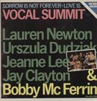 LAUREN NEWTON Sorrow Is Not Forever-Love Is Vocal Summit album cover