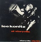 LEE KONITZ At Storyville album cover