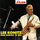 LEE KONITZ From Newport to Nice album cover