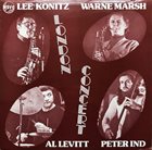 LEE KONITZ London Concert album cover