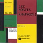 LEE KONITZ Rhapsody 2 album cover