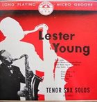 LESTER YOUNG Tenor Sax Solos (aka The Pres.) album cover