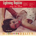 LIGHTNIN' HOPKINS Sings The Blues album cover