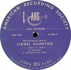 LIONEL HAMPTON The Swinging Jazz Of Lionel Hampton album cover