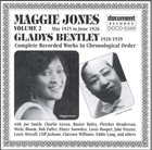 MAGGIE JONES Complete Recorded Works, Vol. 2 (May 1925- June 1926)/Gladys Bentley (1928-1929) album cover