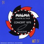 MAGMA Théâtre Du Taur - Concert 1975 - Toulouse album cover
