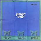 MANFRED SCHOOF New Jazz Trio: Page One album cover